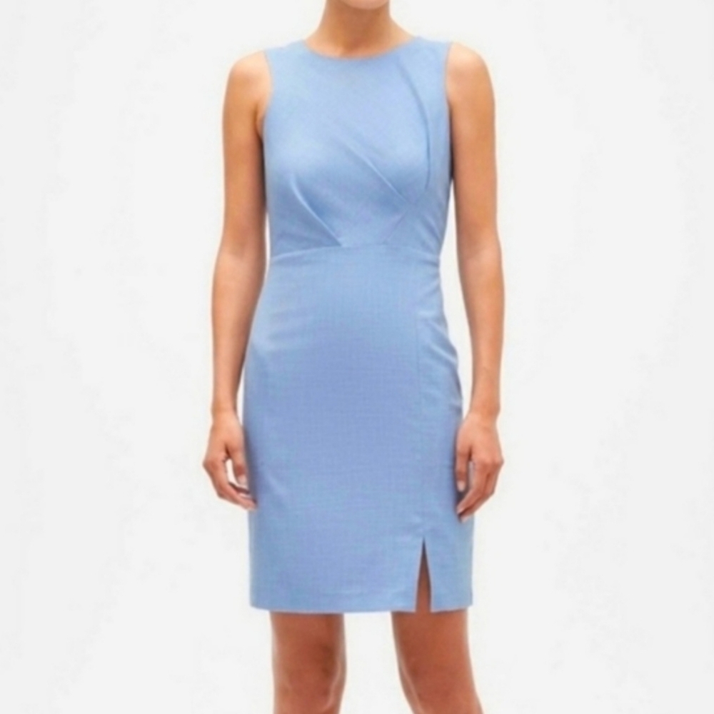 Banana Republic Blue Sleeveless Dress Size 8